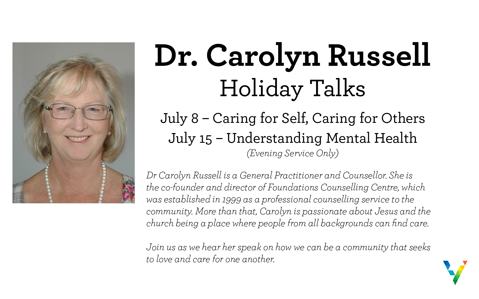 Dr. Carolyn Russell – Caring for Self, Caring for Others